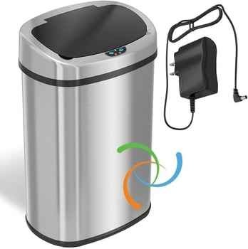 The automatic kitchen trash can is small in size, Well Equipped, with recycling capabilities, and suitable for your kitchen cabinet