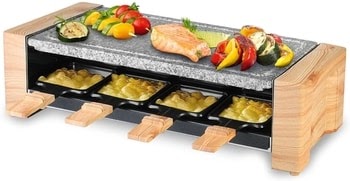 Artestia Electric Raclette Grill with High Density Granite Grill Stone