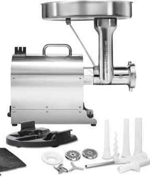 Grinding large quantities of meat quickly is no problem with the Weston Pro Commercial Grade Meat Grinder & Sausage Stuffer