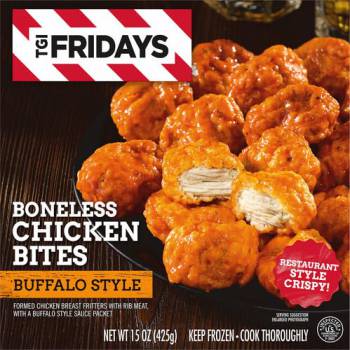 TGI Fridays Buffalo Style Boneless Chicken Bites Frozen Snacks (15 oz Box)