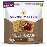 Crunchmaster Multi-Grain Crackers, Sea Salt, 4 Oz