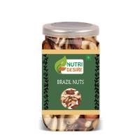 NUTRI DESIRE Brazil Nuts 300 Gram Airtight Container