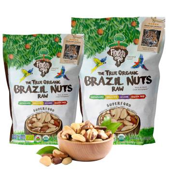 Raw Organic Brazil Nuts (15oz + 32oz) - (Bundle of 2)