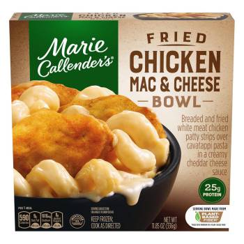 Marie Callender's Fried Chicken Mac & Cheese Bowl Single Serve Frozen Meal, 11.85 oz, (frozen)