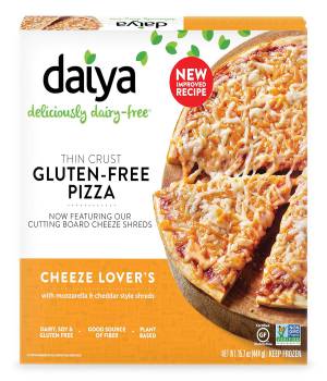 Daiya, Frozen, Dairy Free Cheeze Lover's Gluten Free Vegan Pizza, 15.7 Ounce