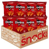 Doritos Flavored Tortilla Chips, Nacho Cheese, 1 Ounce (Pack of 40)