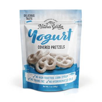 Nature's Garden Yogurt Covered Pretzels – No Trans Fat, Indulgent Snack, Flavored Pretzels – 7 Oz Bag (Pack of 1)