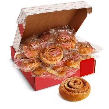 Cinnamon Danish Gift Box | Nut & Dairy Free Baked Goods | Gourmet Food Gifts for Adults | OU Kosher Certified | Bakery & Dessert Gifts | 18-Pack