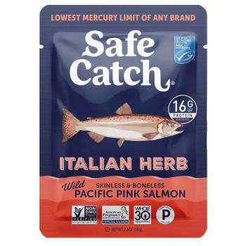 Safe Catch Skinless and Boneless Wild Pacific Pink Salmon Pouch