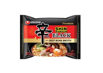 Nongshim Ramen Noodles, Gourmet Instant Ramen, Premium Microwavable Noodle Soup, Shin Black, 4.58 Ounce (Pack of 16) - Packaging Graphic May Vary