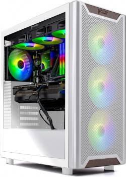 Skytech Chronos Gaming PC Desktop, Ryzen 7 9800X3D 4.7 GHz (5.2 GHz Turbo Boost), NVIDIA RTX 5080 16GB GDDR7, 2TB Gen4 NVMe SSD, 32GB DDR5 RAM 6000 RGB, 850W Gold PSU, 360mm ARGB AIO, Wi-Fi, Win 11