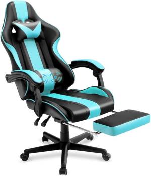 Gaming Chairs, Ergonomic Racing PC Game Computer Chair with Headrest Lumbar Support Adjustable Recliner