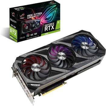 ASUS ROG Strix GeForce RTX 3090 OC Edition 24GB GDDR6X Gaming Graphics Card with Axial-tech Fans & Central Static Pressure Fan ROG-STRIX-RTX3090-O24G-GAMING