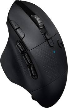 Logitech G604 LIGHTSPEED Gaming Mouse with 15 programmable controls, up to 240 hour battery life, dual wireless connectivity modes, hyper-fast scroll wheel - Black