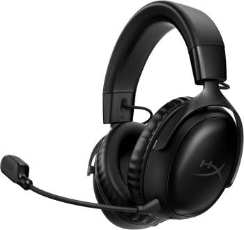HyperX Cloud III Wireless – Gaming Headset for PC, PS5, PS4, up to 120-hour Battery, 2.4GHz Wireless, DTS Spatial Audio, 53mm Angled Drivers, Memory Foam, Durable Frame, 10mm Microphone