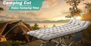 A camping cot for outdoor activities is one of the most important elements for your trip. There is nothing worse than a long night on the cold ground with a flimsy sleeping bag