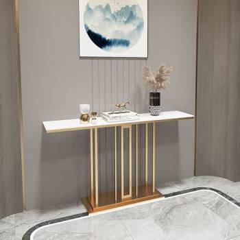 Console Table for Entryway, Narrow Behind The Couch Table, Entryway Furniture for Living Room, Hallway, Entrance, Small Spaces, Easy Assembly