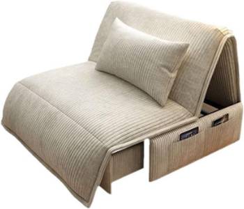 Recliner Indoor Electric Folding Sofa Bed, Intelligent Fully Automatic Velvet Cushion Sofa Chair, Deep Seat Sofa Bed, Living Room, Bedroom Recliner