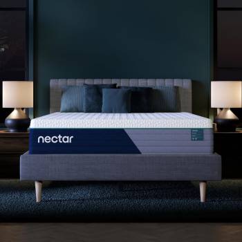 Nectar Premier Hybrid 13” Queen Mattress - Medium Firm - Memory Foam & Innerspring Coils - Cooling Upgrade - 2” Pressure Relief Layer - Mattress in a Box - 365-Night Trial & Forever Warranty