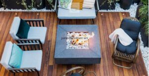 Patio furniture set helps you decorate flexibly, creating a beautiful and luxurious outdoor relaxation space for your home, turning your balcony, porch, or backyard into an ideal resort.