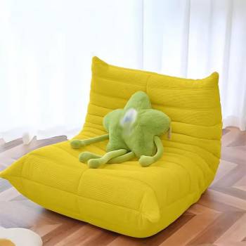 Ergonomic Bean Bag Chair Multi-Functional Recliner Sofa Full Body Support Neck Lumbar Hip Leg Comfort