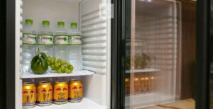 Invented in the 20th century, the beverage refrigerator is a commercial and household appliance used to store cold drinks, serving the essential needs of life
