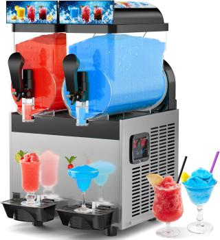 The 6 Best Slushie Machines for Home & Business 4 Commercial Slushy Machine, 8Gal/30L, 4Gal×2 Tanks Commercial Margarita Machine, 110V Commercial Slushie Machine, Frozen Drink Machine for Restaurant Bar Home Party Cocktail Alcohol Beverage