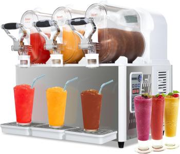 The 6 Best Slushie Machines for Home & Business 2 Commercial Slushy Machine, 3Lx3 Tank,Frozen Drink Machine Smoothie Slushy Maker,Cannot make alcoholic beverage