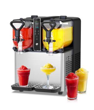The 6 Best Slushie Machines for Home & Business 3 Slushie Machine, No Ice Needed, 0.8 Gallons x 2 Tank Margarita Machine with Food-Grade PC Tank for Margaritas Slushies Frozen Drinks, 500W Slushy Machine for Home Party Birthday Gifts