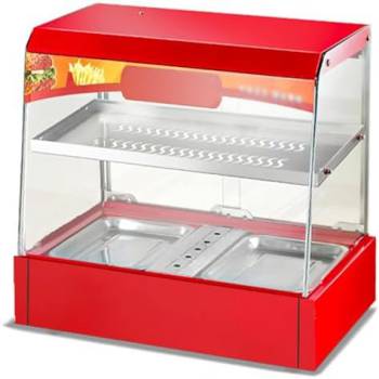 6 Best Commercial Electric Food Warmer 3 2-Tier Commercial Food Warmer Cabinet with Built-in Lighting, Hot Display for Keeping Chicken Wings & Burgers Warm - Ideal for Buffet Restaurants & Catering Events